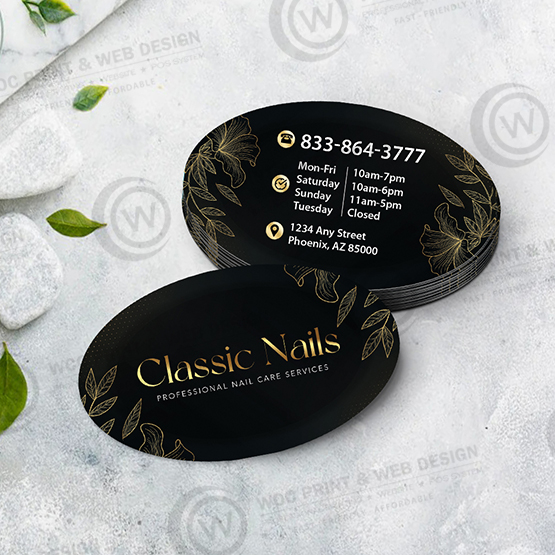 nails-salon-oval-business-card-socb-02 - Oval Business Card - WOC print nails-salon-oval-business-card-socb-02 - Oval Business Card - WOC print