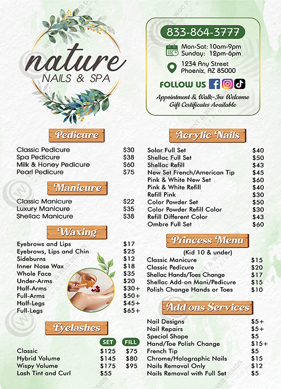 nails-salon-poster-pricelists-pp-84 - Pricelists - WOC print