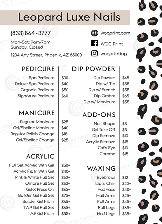 nails-salon-poster-pricelists-pp-86 - Pricelists - WOC print