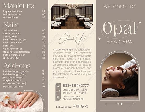 ZBR-03 - Head Spa Brochures