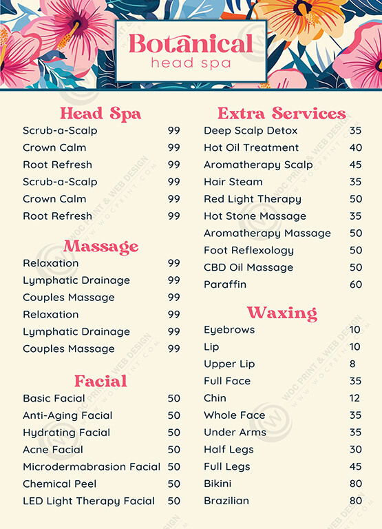 head-spa-poster-pricelists-zpp-02 - Head Spa Pricelists - WOC print