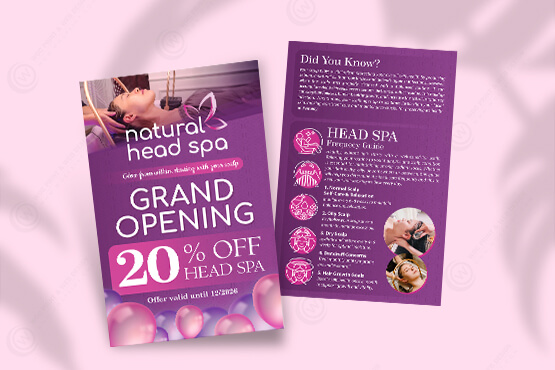 head-spa-flyers-zfl-04 - Head Spa Flyers - WOC print head-spa-flyers-zfl-04 - Head Spa Flyers - WOC print