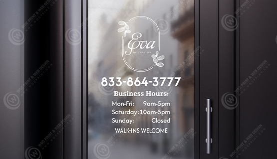 WDC-33 - Window Decal Clear Clings